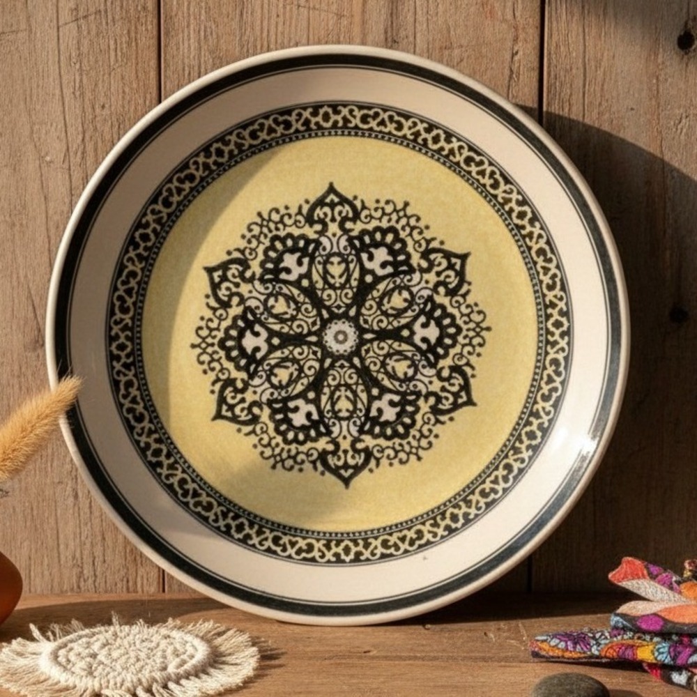 Vtg Mount Clemens China Underglaze Ironstone Dinner Plate *